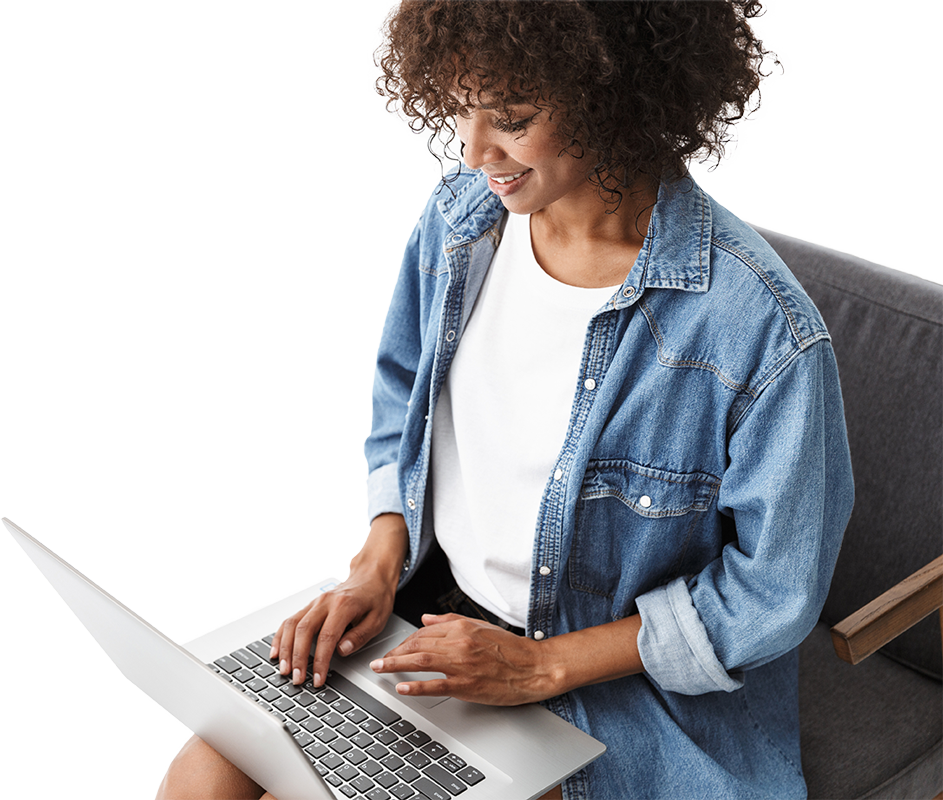 Woman with Laptop